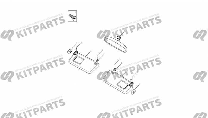 INNER REARVIEW MIRROR Geely Emgrand X7