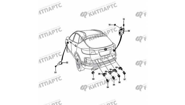 Парковочный радар FAW Besturn X80