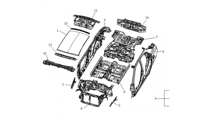 Панели кузова Geely MK