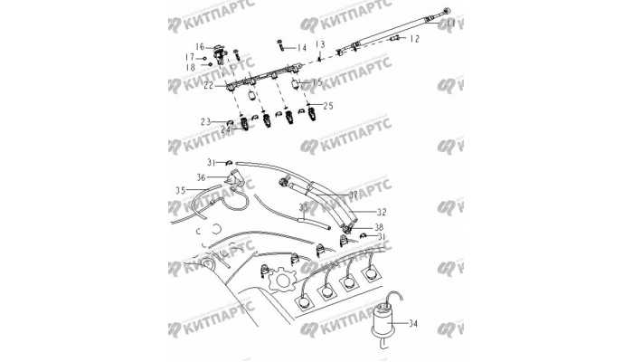 Форсунки топливные Geely Otaka (CK)